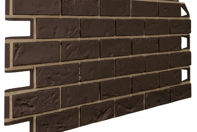 Фасадные панели Vilo Brick (Кирпич) Dark-Brown | Тёмно-коричневый